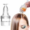 YeulYuuri Hair Oiling Applicator, 3 ml - Portable Root Comb Ball Hair Oil Applicator Bottle, Scalp Massager Hair Growth, Easy to Clean, Hygienic