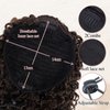Curly Drawstring Ponytail for Black Women 14" Kinky Curly Natural Look Synthetic Hair Clip On Ponytails Extension for Women (Cholocate Brown #4)