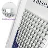 Yaiseiko Eyelash Extension Supplies premade fans Lash Extensions 12D Mixed Tray 0.05 C Curl 8-16mm, Premium Mink Silk Lashes Soft Matte Black Salon Use.