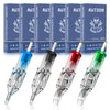 Autdor Tattoo Needles Cartridge - 100Pcs Mixed Tattoo Cartridge Needles Round Liner Shader Flat Magnum 3RL 5RL 7RL 9RL 3RS 5RS 7RS 9RS 5M1 7M1 for Tattoo Machine Tattoo Supplies (RL/RS/M1/RM-120PCS)
