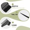 Abeillo Hair Dye Brush Set - 3pcs Tinting Combs, Sharp Tail Comb Mixer for Tint Application, Salon and Home Use