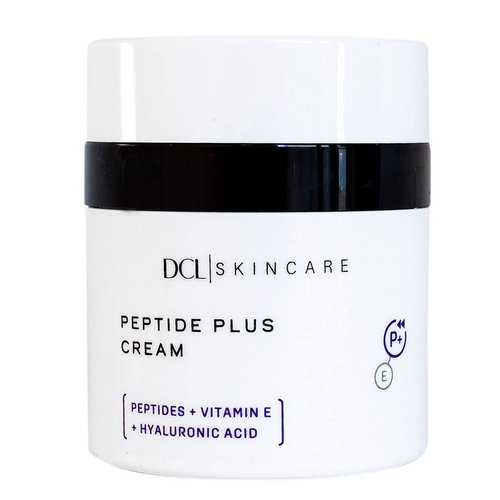 DCL Skincare Peptide Plus Cream, pro-aging, wrinkle defense, collagen producing amino acids, Vitamins A, C, E CoQ10 enhances skin barrier 1.7 Fl Oz