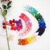 80Pcs Hair bow Clips 2Inch Mini Hair Clips for Baby Fine Hair Grosgrain Ribbon Bows Metal Alligator Clips Non-slip Baby Hair Clips for Baby Girls Infants Toddlers 40 Colors in Pairs