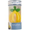 Itzy Ritzy Teething Ball & Training Toothbrush - Silicone, BPA-Free Bitzy Biter Lemon-Shaped Teething Toy Features Multiple Textures to Soothe Gums & an Easy-to-Hold Design (Lemon)