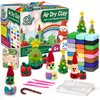 Chico Land Clay Kit - 24 Colors Air Dry Clay, Gift for Boys & Girls Age 4+ Year Old, DIY Model Modeling Clay kit for Kids, with Sculpting Tools, Storage Bags, Kids Art Crafts