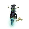 Charmgle Retro Wind-Up Adult Collection Toy, Motorcycle Toy Photography Props, Spring Tin Toys Decoration Black