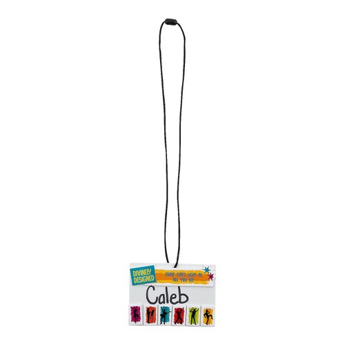 Fun Express Studio VBS Name Tag Necklace Craft Kit - Makes 12 - VBS Vacation Bible School Supplies/Decor