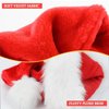 Ambandier Kids Santa Hat: Christmas Hat for Toddler Boys Girls, Children Soft Plush Classic Xmas Holiday Hat, Thicken Comfortable Velvet Santa Claus Hat for Christmas New Year Festive Theme Party