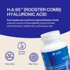 Longevity by Nature H.A.95 Hyaluronic Acid Supplements, Antioxidant, Skin Hydration, Eye, Joint, Natural Rooster Comb, 60 Capsules