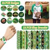 Lcnjscgo Reptile Party Favors Reptile Birthday Party Supplies Decorations Plastic Reptile Toys Vinyl Stretchy Sticky Toys Reptile Slap Bracelets Tattoos Badges Stickers Acrylic Keychain