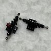 LEEFAI Pro Fingerboard Trucks 32mm/34mm/36mm Monster Trucks with Hardware-Color and Size (36mm,Black)