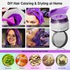 Temporary Purple Hair Color Wax, Washable Natural Hair Dye for Women, Men and Kids