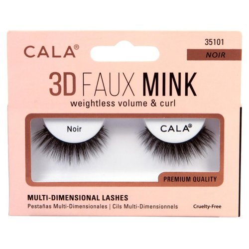 3D FAUX MINK LASHES: NOIR