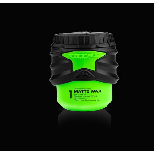 Generic Gutss professional 1 Titanium Matte Hair Wax Fixation System Pilable Styling Maximum Performans 150 ml, Green