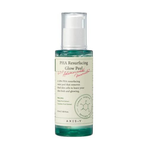 AXIS-Y PHA Resurfacing Glow Peel with 10% PHA, Centella Asiatica & Green Papaya | Mild Exfoliating Peel for Nourished & Glowy Skin | Vegan & Cruelty-Free Korean Skin Care | 50ml / 1.69 fl. oz.