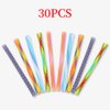 WishLotus Cat Toys, 30pcs Interactive Cat Toy Colorful Cat Stick Toy Telescopic Cat Mesh Pole Cat Jumping Toy Flexible & Shapeable Cat Spring Tube Kitten Chew Toys to Kill Time and Keep Fit (30pcs)