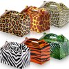 24 Pieces Jungle Safari Animals Party Favor Boxes Animal Gift Bags Birthday Treat Boxes Party Bags Candy Goodies for Kids Picnic Safari Party Decoration