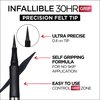 L’Oréal Paris Cosmetics Makeup Infallible Grip Precision Felt Eyeliner, Smudge Resistant, Long Lasting Waterproof Eyeliner, Grey, Grey, 0.03 fl oz