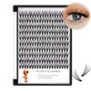Bodermincer 20D 8-20mm To Choose 8-10-12-14mm MIX/14-16-18-20mm MIX rofessional Makeup Individual Cluster Eyelashes Grafting Fake False Eyelashes Eyelash Extension Individual Eyelash Bunche (20D-12mm)