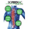 BioFeedBac Back Support Belt for Women and Men, (22- 60inch) - Lightweight Backbrace for Pain Relief - Great Waist Supporter for Posture Improvement