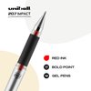 Uniball Signo 207 Impact Stick Gel Pen, 12 Red Pens, 1.0mm Bold Point Gel Pens| Office Supplies by Uni-ball like Ink Pens, Colored Pens, Fine Point, Smooth Writing Pens, Ballpoint Pens