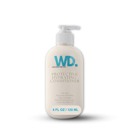 Keauty Lifestyle West Davis Hair Care Protective Hydrating Conditioner (4oz) Deep Moisture with Argan Oil, Coconut Oil, and Avocado Oil, Nourishes & Softens, Natural Scent, For Women & Men
