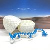 3D Printed Dragon, Articulated Crystal Dragon with Dragon Egg, Fidget ADHD Autism Toy, Executive Desk Toy Home Office Decor D062WB