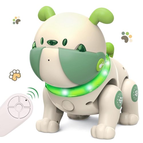 REMOKING Robot Toys, STEM Remote Control Robot Toys, Educational Robot Dog, Interactive Robot Dog Remote Control Dog Toy, Smart Dog Robot Toy Gifts for Toddler Kids Boys Girls 3 4 5 6 Years Old
