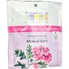 Aura Cacia Comforting Geranium Aromatherapy Mineral Bath | 2.5 oz. Packet | Rosa damascena