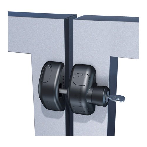D&D Technologies MLSPS2L MagnaLatch Side Pull, Safety Gate Latch, Key Lockable Magnetic Latch for Home, Yard & Garden Fences