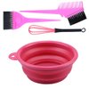 KOENWEENI 4PCS Hair Dye Kit Includes Hair Tinting Bowl Dyeing Brushes Sharp Tail Comb Mixer for DIY Hair Coloring Beauty Salon Tools Set