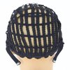 BTWTRY Black Braided Wig Caps for Making Crochet Wig Caps Cornrows Cap for Easier Sew In Caps for Black Women Making Wigs (1pc-Black)