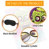2 Pack Halloween Party Favors Pin the Eyeball on The Zombie and Fright Tape, Pin the Tail Games with Eyeballs and Blindfold for Kids Zombie Party Supplies, Caution Tape for Halloween Decorations