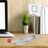 Yosoo Mini Basketball Machine, Decorating Miniature Office Desk Decorations Basketball Hoop Toy Board Game for Basketball Lovers