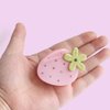 Pink Strawberry Hair Clips,Cellulose Acetate Hair Clips,Small Claw Clips for Girl,Hair Accessories