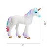 UANDME 8pcs Unicorn Toy Figurine Set Unicorn Cake Toppers for Party, Birthday, Imaginative Toy Gift for Kids
