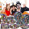 Omto 40pack Nightmare Before Christmas Party Supplies Party Supplies include 20 plates, 20 napkin for the Nightmare Before Christmas birthday party Decoration