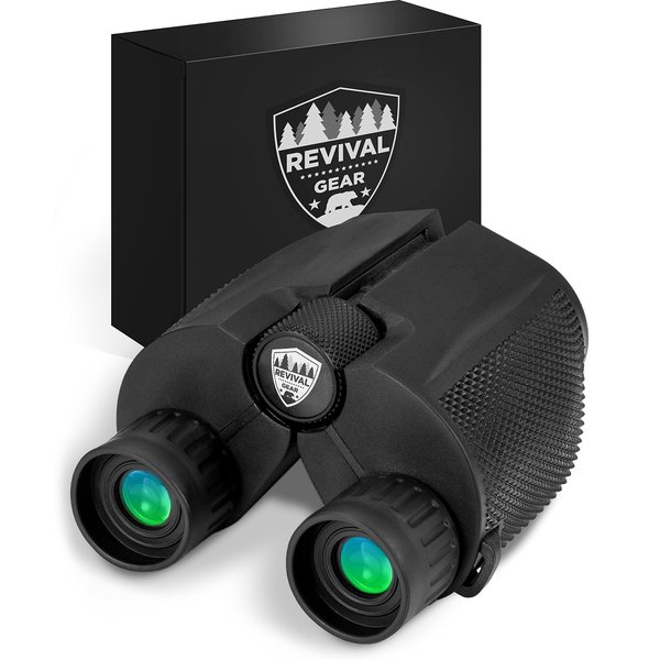 E Tronic Edge Binoculars for Adults - 10x25 Professional Binoculars for Bird Watching, Hunting, Hiking & Travel - Compact Binoculars for Men and Women - Strap and Case Included