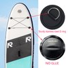 4 Pieces Black Pad/Patch D Rings for PVC Inflatable Boat Canoe Raft Stainless Steel D-Ring Dinghy Kayak Surfboard Paddle Board (Black)