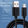 Kasfye Micro USB Charging Cable, 2/3Pack Micro USB Cables 3FT Android Fast Charging Data Cables, High Speed Data Stable Fast Charging Cable Android Phone Cables (3packs)