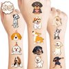 96PCS Puppy Temporary Tattoos for Kids - Cute Dog-Themed Party Favors & Gifts, Ideal for Birthday Parties, School Rewards, and Christmas Stocking Stuffers