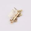 3 Pcs Retro Butterfly Hair Comb Decorative 10 Teeth Metal Hair Combs Pin Hair Accessories for Girls and Women (Gold, Silver, Ancient Gold)