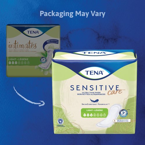 TENA Intimates Light Bladder Control Pads, Incontinence, Light Absorbency, 30 Count, 1 Pack