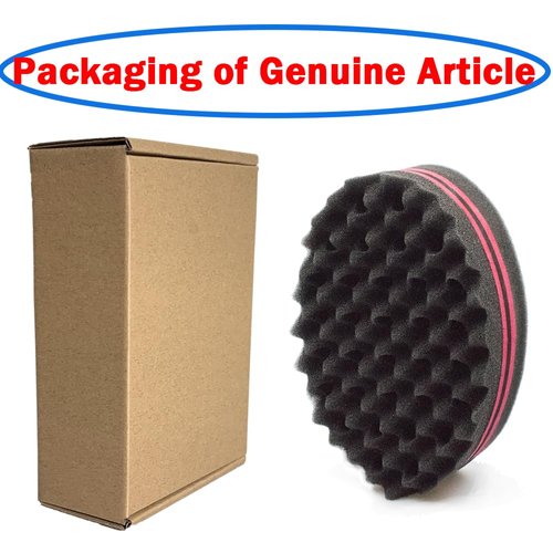 Small Holes Hair Sponge for Twists and Dreads Barber Afro Wave Nappy Curling Sponge Brush for Curls Women Men Natural Hair 1 Pcs