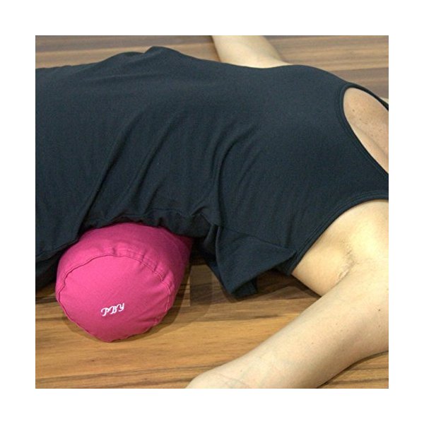 Yoga Meditation Back Bolster/Cushion lumbar support Firm Pillow Restorative, Orange