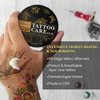 Ebanel Tattoo Aftercare Balm, 100% Plant-Based Multi-Purpose Healing Ointment Tattoo Brightener Butter, 3oz Wound Care Moisturizer for Minor Cuts, Dry Cracked Skin Repair, Psoriasis Eczema Relief