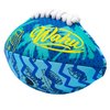 Wahu 100% Waterproof Mini Beach Football with Real Laces for in and Out of Water Play, 6.5" Outdoor Mini Football for Pool and Beach Games, Blue/Teal