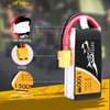Tattu LiPo Battery Pack 1300mAh 45C 3S 11.1V with XT60 Plug for RC Car Boat Truck Heli Airplane