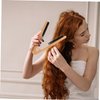 Beatifufu Hair Straighter Comb Hair Brush Manual Hair Straighter Handy Hair Straighter