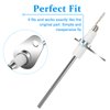 0130f00010 Flame Sensor for Furnace for Goodman Furnace Igniter, Fit for Goodman Amana and Janitrol Furnace Flame Sensor, Replaces B11726-06 B11726-06 20488501 P1257002F P1257008F (2 Pack)